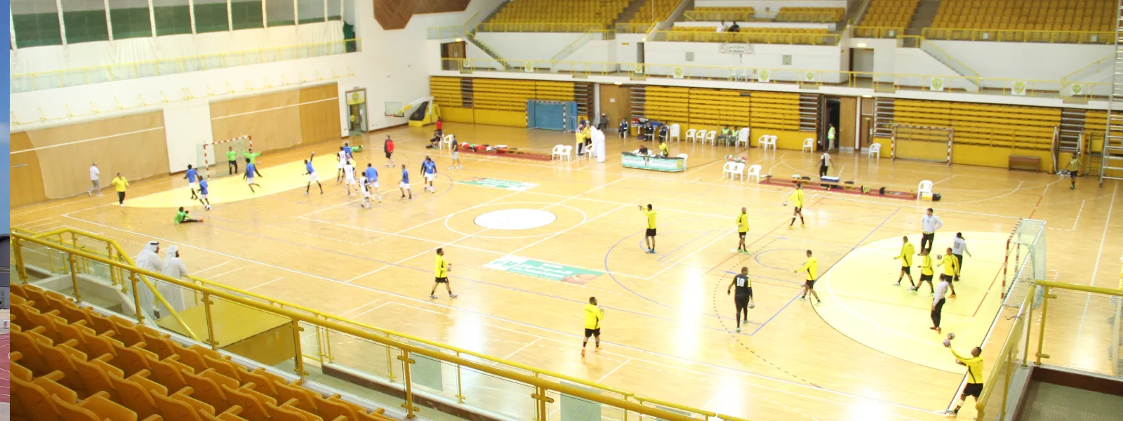 A Wetar indoor sports flooring installation