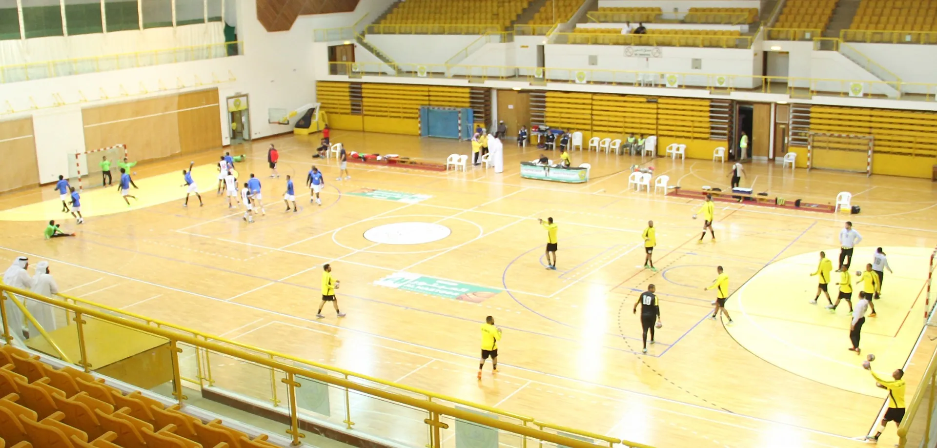 A Wetar indoor sports flooring installation